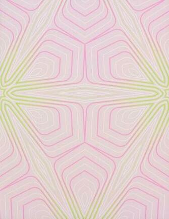 Karim Rashid Non Woven Wallpaper Globalove Design Pink Rose
