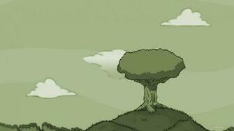 Pixel Tree HD Wallpaper