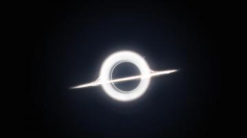 Wallpaper Gargantua Inspired By Interstellar Movie