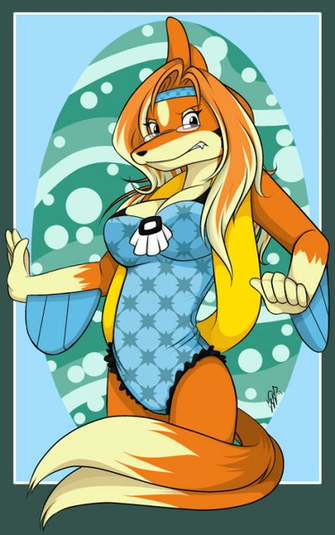 Akane The Floatzel By Fox