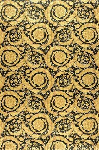 Wallpaper Mimas In Versace Circle Pattern