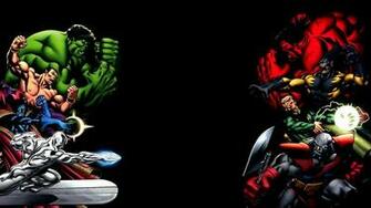 Red Hulk Vs Green And Friends