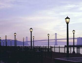 Architecture Bay Bridge California City Clouds Dawn Dusk