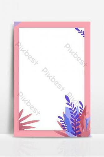 Sweet Romantic Flowers Vector Kanban Background Background