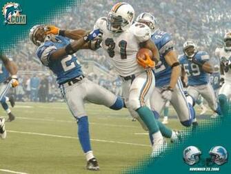 Wallpaper Football Nfl Miami Dolphins Vs Lions