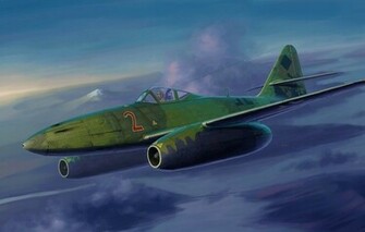 Wallpaper Sky Messerschmitt Me A 1a