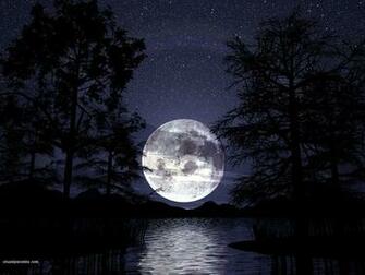 Stars Romantic Peaceful Tranquil Reflections Full 3d Wallpaper