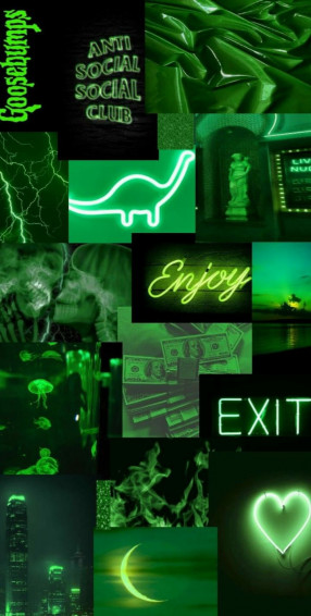 Green Verde Wallpaper Aesthetic Dark