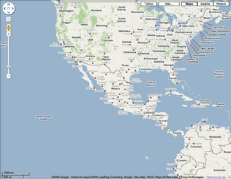 Google Map Mexico