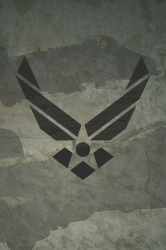 Air Force Logo iPhone Wallpaper Us A 10s Gray