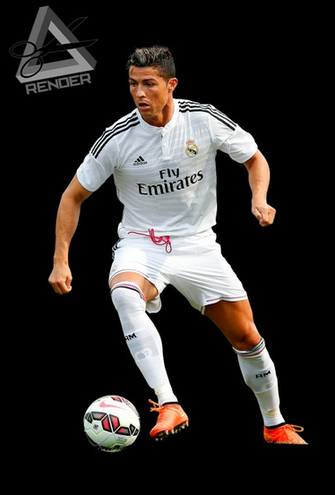 Cristiano Ronaldo Real Madrid Render By Raat96