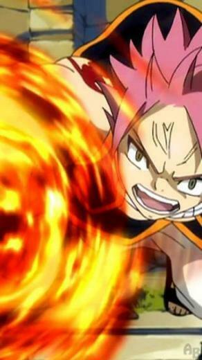 Natsu From The Anime Fairy Tail iPhone Wallpaper