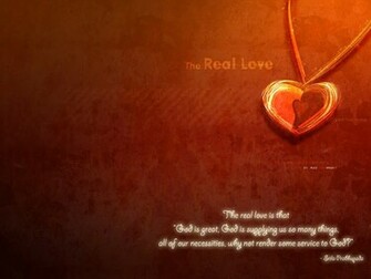 Real Love Wallpaper True