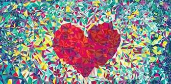 High Resolution Cute Heart Desktop Laptop Ed In Red