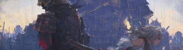 Samurai Fighting Anime Girl 4k Wallpaper