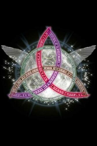 Wiccan Symbol Abstract Background For Your iPhone