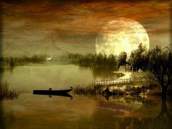 Lake Scene Wallpaper
