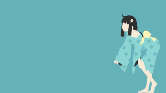 Tsukihi Minimalist Wallpaper By Dxspair