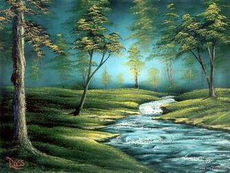 Bob Ross Paintings Oil Landscape