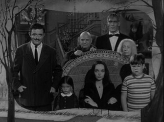 Wallpaper The Addams Family Drawn