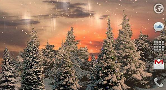 Snowfall Live Wallpaper Sfondo Natalizio