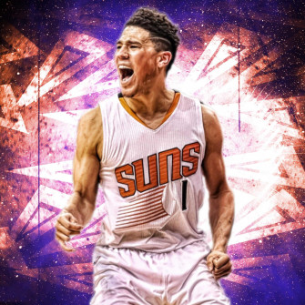 Devin Booker Background Wallpaper