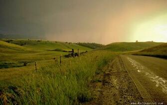 Hill Road Landscape Wallpaper Windows