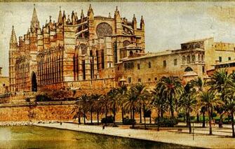 Wallpaper The City Spain Vintage Palma De Mallorca