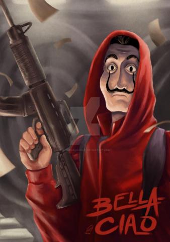 Bella Ciao Money Heist By Rashedalkuwari