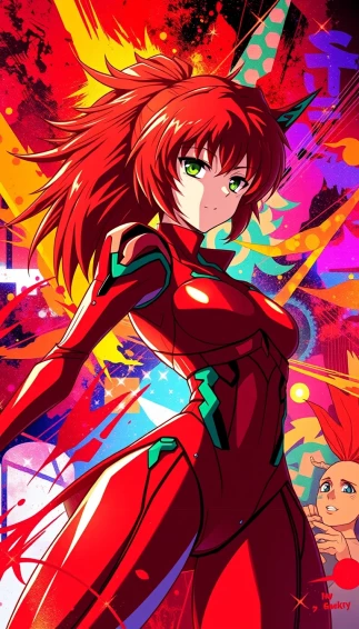 Asuka Langley Soryu Phone Wallpaper