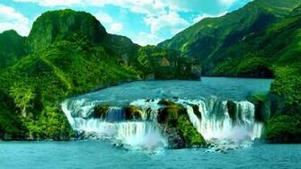Tropical Waterfall
