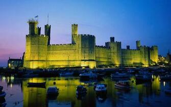 Wallpaper European Castle Scenery