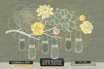 Hanging Jars Dark Background Illustrations On Creative Market