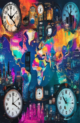 Time Zone Clock Wallpaper