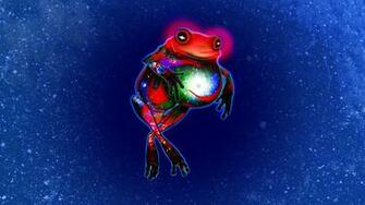 Animal Frog Psychedelic Sci Fi Space Planets Stars Humor