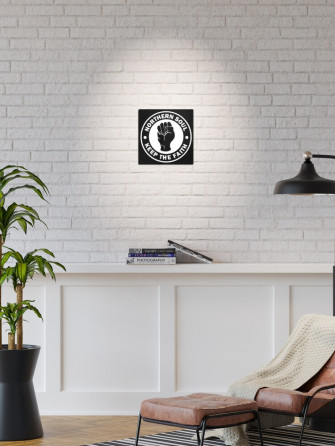 Northern Soul Keep The Faith Logo Metal Print By