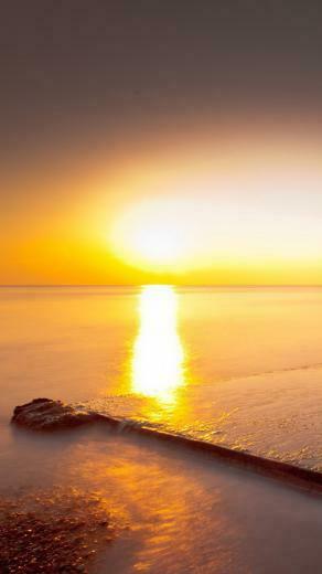 Beach Sunset HD iPhone Wallpaper Part Two