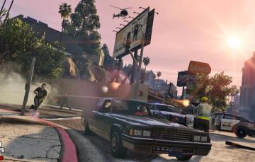 Wallpaper Machine Police Helicopter Shootout Grand Theft Auto