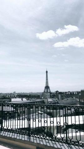 Wallpaper Aesthetics Grey Paris Eiffel