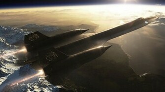 Sr Blackbird Wallpaper Lockheed
