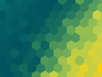 Green Hexagons Background Psdgraphics