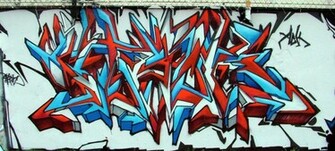 Cool Graffiti On Wallpaper