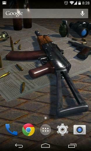 3d Guns Live Wallpaper Android Apps On Google Play