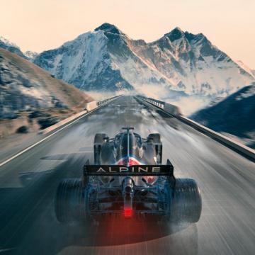 Alpine F1 Unveils Interim Livery Official Car To Debut Next Month