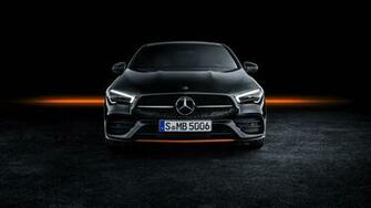 Mercedes Benz Cla Amg Line Edition Orange Art 4k