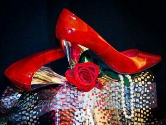 Red High Heels Wallpaper