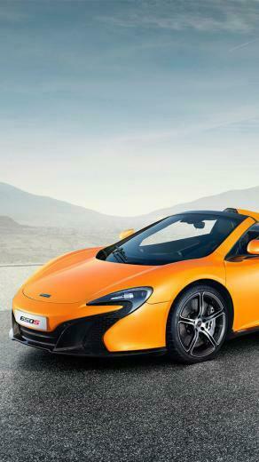Mclaren 650s Spider Yellow Wallpaper iPhone