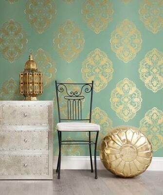 Kenneth James Alhambra Wallpaper Mirador Medallion