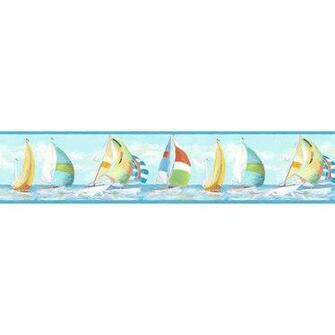 Fashions Sand Dollar Miramar Regatta Wallpaper Border Walmart