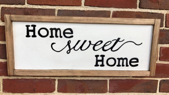 Home Sweet Greeting Board Wallpaper